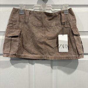 NWT Zara Mini Skirt M